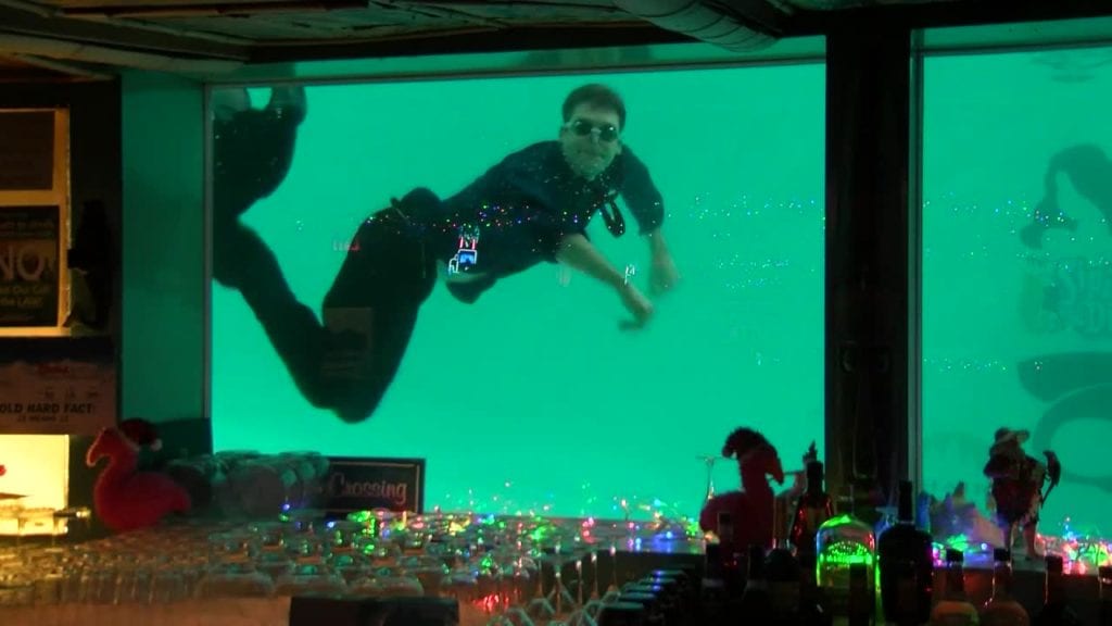 Try out your sea legs at the Sip N’ Dip